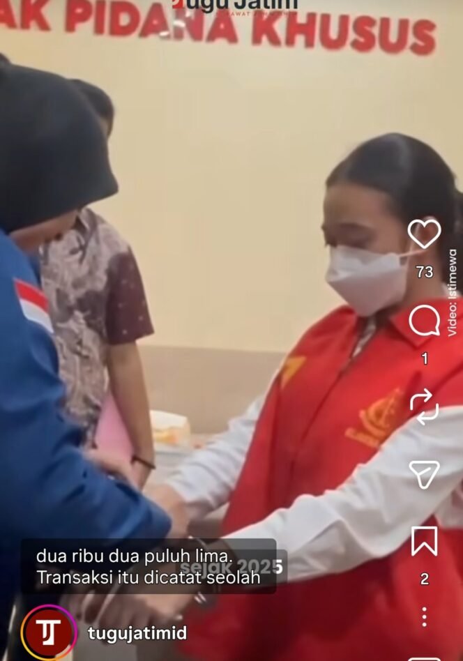 
					Jaksa menahan suami istri di Nganjuk, akibat melakukan penggelapan dana milik Bank BPD Jatim Rp1,9 miliar dengan cara membuat setoran fiktif. Foto: tugujatim