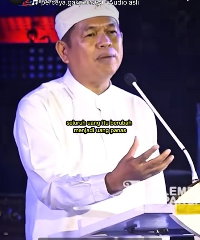 
					Dedi Mulyadi, gubernur Jawa Barat, mencetuskan istilah Pesta Babi, 2 Desember 2025, dan disitir kembali saat konferensi pers Hari Kebangkitan Nadional, 20 Mei 2026. Foto: Instagram@percaya_nggakpercaya