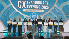 Pegadaian menyabet penghargaan pada acara PT Pegadaian meraih penghargaan Contact Center Service Excellence Award (CCSEA) 2026 untuk kategori Multifinance Call Center. Foto: ist