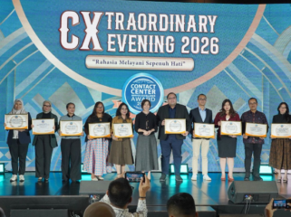 Pegadaian menyabet penghargaan pada acara PT Pegadaian meraih penghargaan Contact Center Service Excellence Award (CCSEA) 2026 untuk kategori Multifinance Call Center. Foto: ist