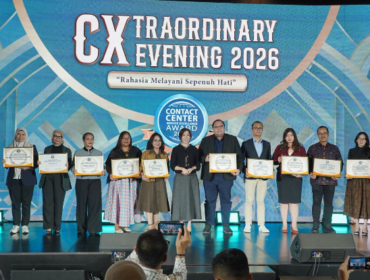 Pegadaian menyabet penghargaan pada acara PT Pegadaian meraih penghargaan Contact Center Service Excellence Award (CCSEA) 2026 untuk kategori Multifinance Call Center. Foto: ist