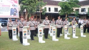 Kasatreskrim dan Delapan Kapolsek jajaran Polres Jombang Resmi Berganti