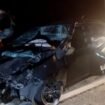 kondisi Honda City yang ringsek usai tabrak keras bagian belakang truk gandeng