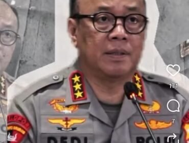 Komisaris Jenderal Polisi Dedi Prasetyo, Wakil Kepala Kepolisian Negara Republik Indonesia. Instagram@garbhaptesisi