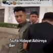 Polisi menggiring tersangka Taufik Hidayat,30, Senin 22 Juni 2026. Setelah ia buron selama 23 hari, dalam kasus penganiaan sadis dan berat selama 3 tahun perempuan bernama Yuvita. Foto: instgram@ully.herizon