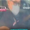 Tangkap layar video CCTV, seorang pria pegang stir mobil kendaraan plat merah masuk ke area parkir bandara Juanda. Foto: instagram@kumparan