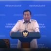 Presiden Prabowo Subianto sedang berpidato pada acara Sarasehan Kebangsaan Komunitas Sinergi Tata Kelola Indonesia (KSTI) 2026 di Jakarta Convention Center, Jumat, 26 Juni 2026. Foto: instagram@cvault.id