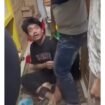 Kondisi korban penyekatan saat dibebaskan tim pengacara LBH Putra Kalbar di sebuah percetan di kawasan Senen, Jakarta. Foto: ist