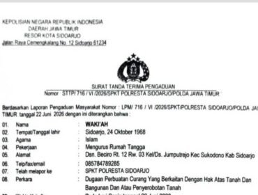 Laporan ke polisi