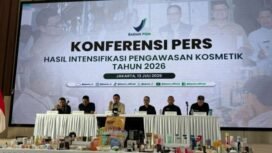 Konperensi pers BPOM