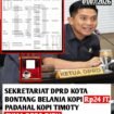 Warga menyoroti rencana anggaran Rp24 juta/tahun untuk beli kopi anggota dewan. Foto: instagram@mood.bpn