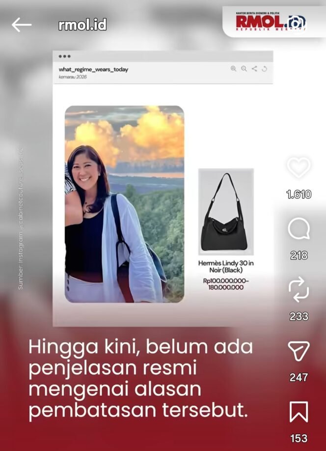 
					Akun gaya hidup di platform instagram@cabinetcouture_idn, sulit diakses di Indonesia, menurut instagram atas pernintaan hukum Kondigi. Foto: instagram@rmol.id