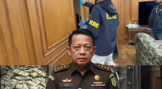 Polisi menggeledah sebuah kafe dan money changer di Cipete, Jakarta Selatan, Rabu 8 Juli 2026. Foto: ist