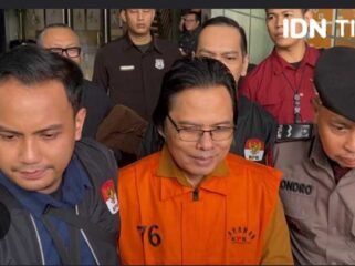 Komisi Pemberantasan Korupsi (KPK) secara resmi menahan Ma'ruf Cahyono, mantan Sekretaris Jenderal Majelis Permusyawaratan Rakyat (MPR) RI periode 2019–2024, atas tuduhan terima gratifikasi Rp37 miliar. Foto: ist