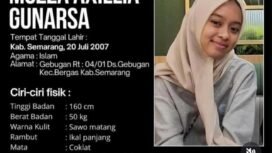 Mozza Axillia Gunarsa, 18, sudah 381 hilang hingga kini belum diketahui keberadaannya. Foto: ist