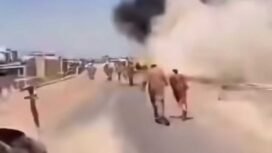 Iran melakukan serangan pembalasan ke sasaran stragtegis Amerika di wilayah Kuwair, Bahrain, Oman , Jordania dan Arab Saudi, Senin malam 13 Juli 2026. Foto