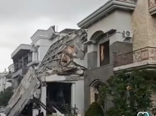 Terjadi ledakan besar di lingkungan perumahan elite Polonisa, Medan, Senin 20 Juli 2026. Foto: instagram@medancyber