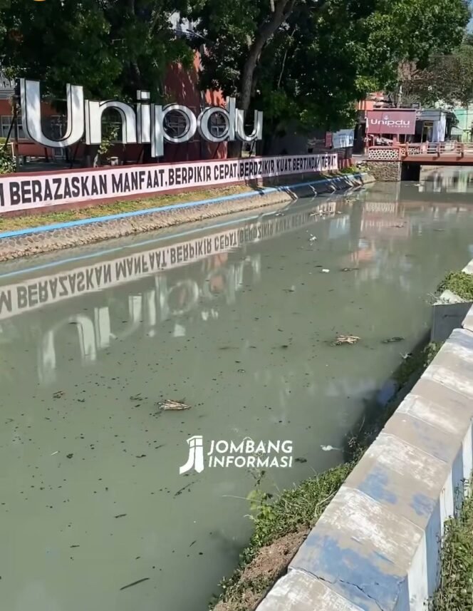 
					Sudah 10 tahun lebih, warga dan penghuni Ponpes Darul Ulum, Peterangan Jombang, hirup udara menyengat akibat limbah tahun yang dialirkan ke sungai Rejoso tanpa melalui pengolahan IPAL. Foto: instgaram@jombanginformasi_