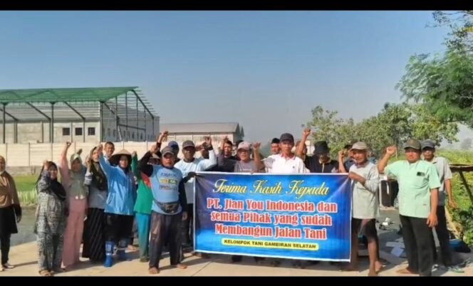 
					PT Jian You Indonesia Bangun Jalan di Desa Gambiran, Warga Sambut dengan Tasyakuran