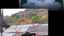 Tabrakan keras antara CRV lawan motor, di Cilegon, Banten, Senin 27 Juli 2026. Menyebabkan ayah dan anak tewas seketika. Saking kerasnya benturan Nabila Putri ini terlempar sampai di atas rumah sebuah bengkel. Fito: instagram@seputar_i formasiaja