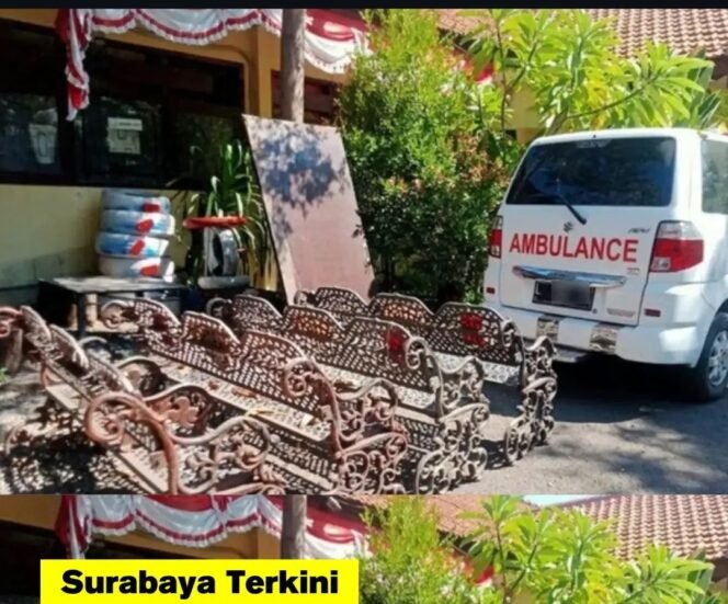 
					Satpol PP Surabaya Ringkus Pencuri 7 Bangku Taman, Diangkut Pakai Ambulans