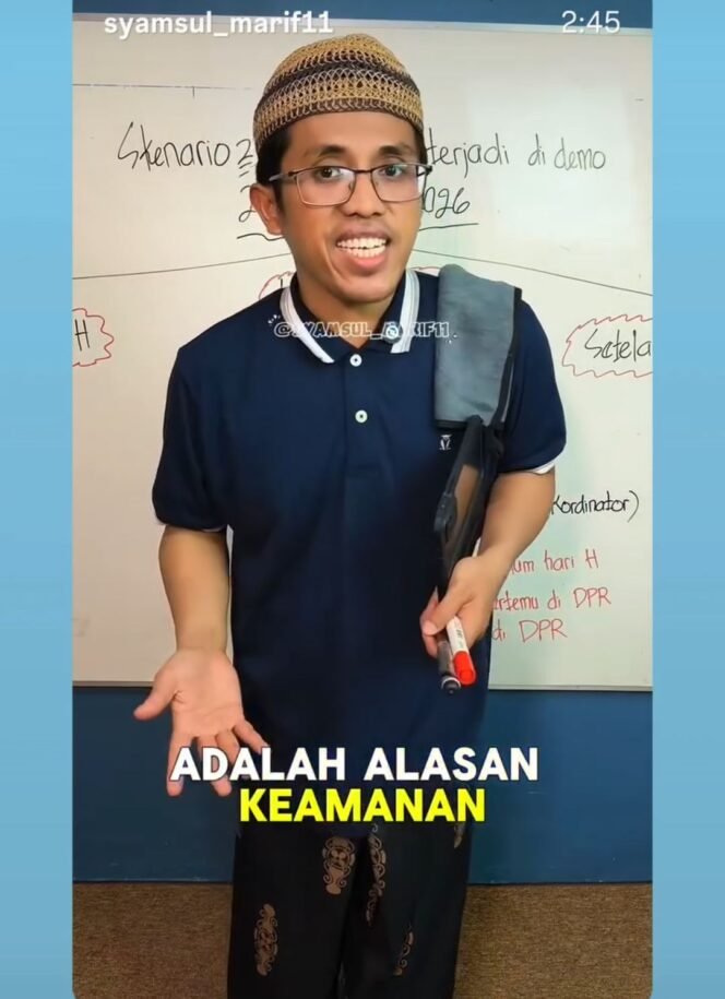 
					Tokoh nuda, pemik akun instagran@syamsul_marif. Foto: instagram@syam_marif