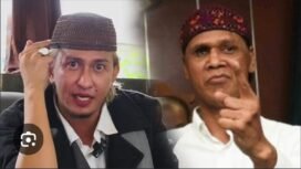 Isu hukum kasus tewasnya Bambang Setiawan korban kesadisan diduga kelompok GRIB Jaya, dibuat semakin melemah. Salah satunya ditutup oleh keseruan tantangan duel Bahar Smith kepada Hercules. Foto: TvOne