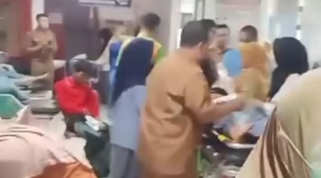 Sebabyak 120 santri ponpes Manba'ul Hiksm, Tanggulangin, dirawat di empat rumah sakit di Sidoarjo, Selasa malam, 1 September 2026. Foto: ist