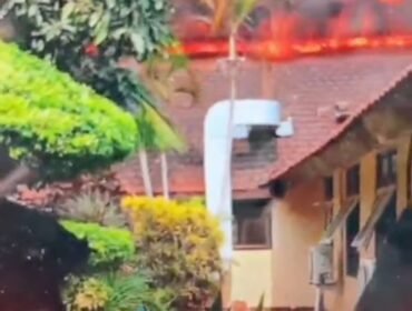 Dapur dan ruang gizi RSUD Saiful Anwar Malang terbakar, Rabu sore 9 September 2026. Foto: ist