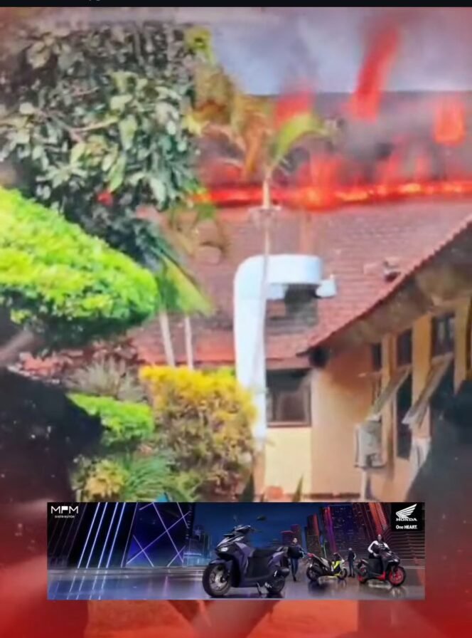
					Dapur dan ruang gizi RSUD Saiful Anwar Malang terbakar, Rabu sore 9 September 2026. Foto: ist