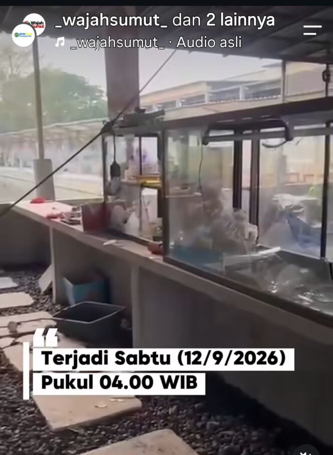 
					Polisi tengah mennyelidiki tindak pembakaran warung mie babi di pinggir sawah Sukoharjo, Sabtu dinihari, 12 September 2026. Foto: instgaram@wajahsumut_