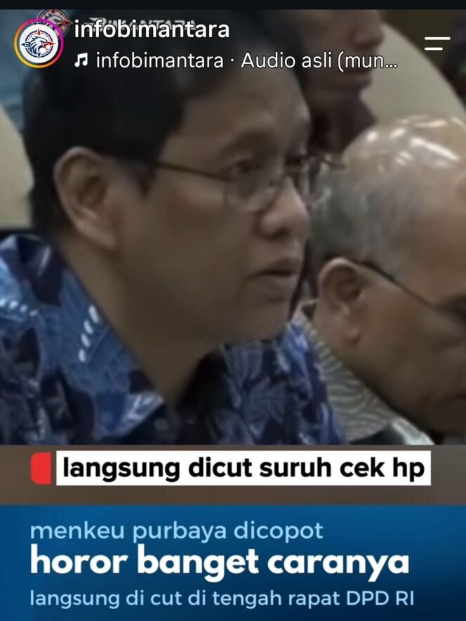 
					Menteri Purbaya Yudha Sadewa betakhir tragis setelah menjabat selama  10 bulan 25 hari. Foto: ist