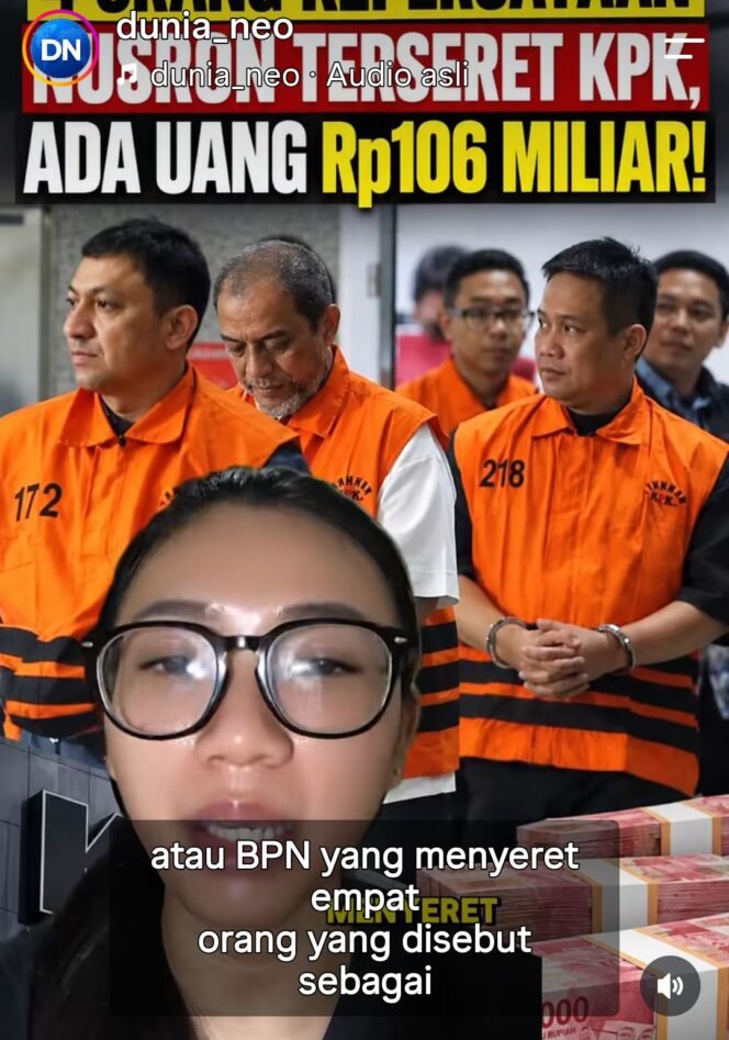 
					KPK ungkap sendikat pelaku calo uang pelicin urus pertanahan di lingkungan ATR/BPN Bogor, diduga kuat kaki tangan Nusron Wahid. Foto: instagram@dunia_neo