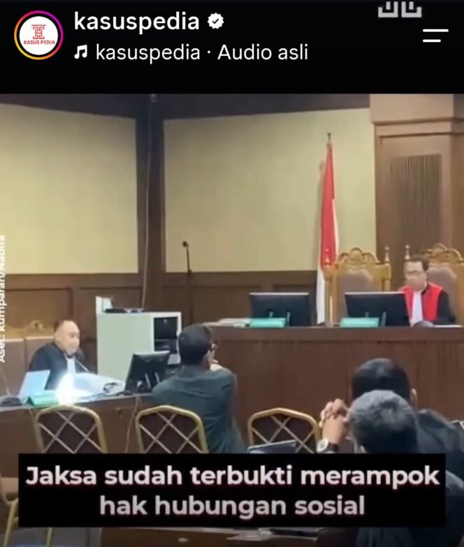 
					Saksi kasus gratifikasi Dirjen BC Djaka Budi di PN Tipikor Jakarta ricuh. Saksi Faisyal Assegap ancam akan datangkan massa ke PN Tipikor, Jumat 18 September 2026. Foto: instagram@kasuspedia.