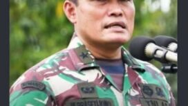Letjen TNI Widi Prasetijono jalani persidangan di Mahmil Jkakarta, terkait kasus TPPU Rp237 miliar jual beli tanah fiktif seluas 716 ha di Cilacap. Foto: gresnews