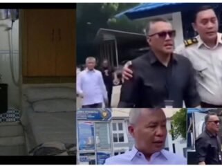 Sempat diadang dan dorong mendorong dengan petugas, tim Ombudsman temukan banggunan mirip hotel mewah di dalam LP Cibinong. Foto: ist