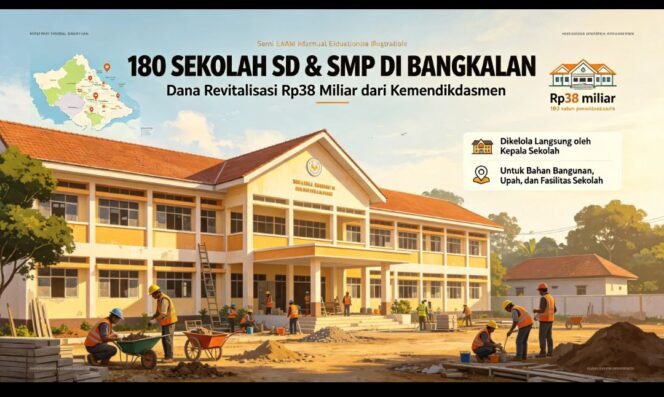 
					Oknum Diknas Bangkalan Dilaporkan Palak 10% dari Rp38 Juta Anggaran Revitalisasi 180 SD/SMP