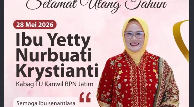 Kakantah ATR/BTN Mojokerto Yetty Nurbuati Krystanti mrnghilang sejak KPK menggeledah kantornya, Rabu 23 September 2026. Foto: ist