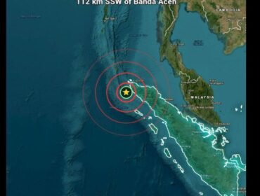 Terjadi gempa berkekuatan magnetudo 4.5, terjadi Rabu pagi, 30 September 2026, di kawasan Aceh Barat Daya. Foto: earhtquake.today.org