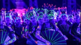 Gandrung Banyuwangi malam hari (ANTARA)