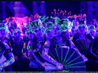 Gandrung Banyuwangi malam hari (ANTARA)