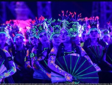 Gandrung Banyuwangi malam hari (ANTARA)