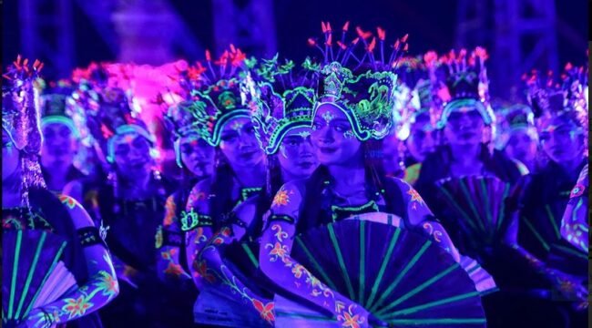 Gandrung Banyuwangi malam hari (ANTARA)