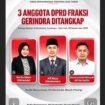 Satreskrim Poltabes Surabaya, menggerebek pesta narkoba di sebuah hotel kawasan Ketintang, Surabaya, Senin dinihari 28 September 2026. Delapan orang ditangkap, tiga di antarannya adalah anggota dewan dari Banyuwangi, Situbondo dan Malang. Foto: kolase/ ist