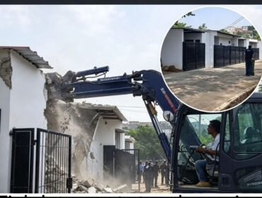 Setelah Kalapas Cibinong Hani Putranto membersihkan perabotan mewah, kini Dirjenpas Mashudi hancurkan barsng bukti bangunan klaster mewah di dalam LP Cibining, Rabu, 30 September 2026. Foto: ist
