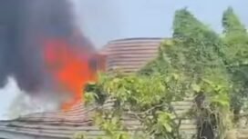 Kebakaran menimpa Ponpes Al Hikmah, Diwek, Jombang, Jumat siang 2 Oktober 2026. Diduga kuat penyebabnya akibatnya konsleting. Foto: ist