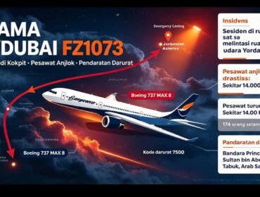 Insiden upaya pembajakan dilakukan oleh kopilot FlyDubai dalam penerbangan dari Dubai ke Israel, Rabu 30 September 2026. Grafis: ist