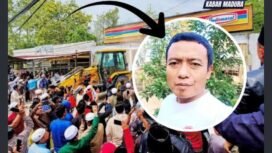 Polres Pamekasaan berkomitmen menegakkan hujum, dalam kasus penghancuran bangunan calon gerai di Palengaan, Pamekasan. Korlap yang memimpin perusakan itu adalah Khairul Kalam. Foto: instagram@kabar.madura