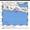 Dua kali gempa di lepas pantai Blitar Selatan, yerjadi Senin siang dan sore, 12 Oktober 2026. Foto: BMKG