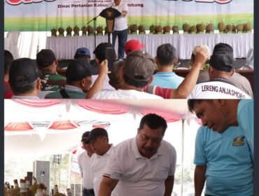 Bupati Jombang Warsubi bersama jajaran fokopimda Jombang hadiri konyesvdurian Wonosalam 2026. Foto: jombangkab.go.id